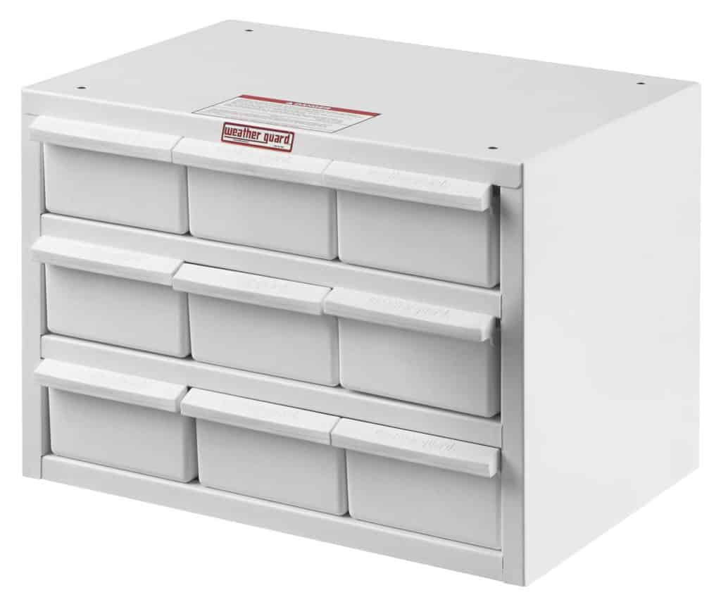 American Ladders & Scaffolds, Model 9909-3-02 Parts Cabinet, 9 Bin, 12 in x 17 in x 12 in