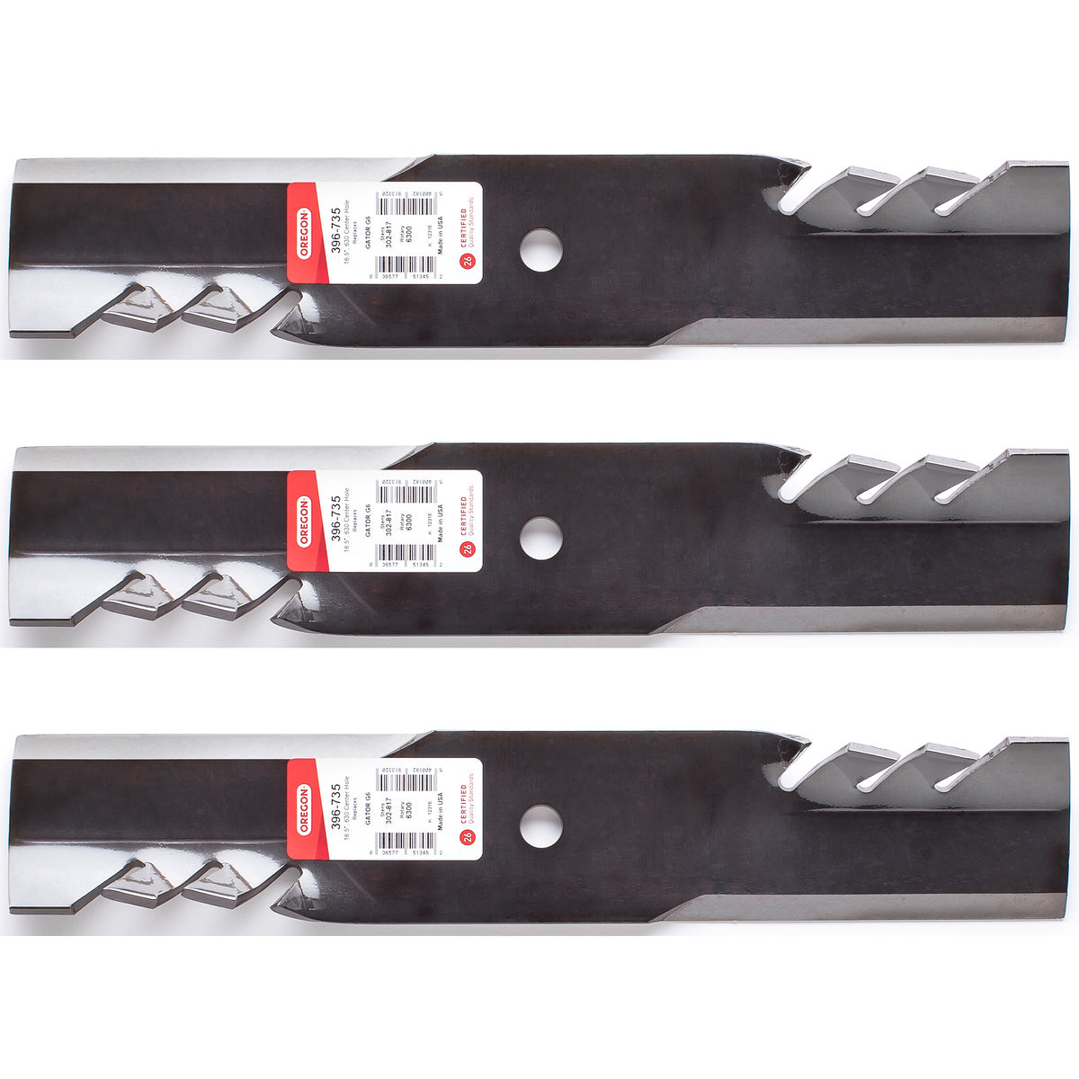 Oregon, Oregon 396-735 G6 Gator Blades for 48" Dixon 11645, 539100340