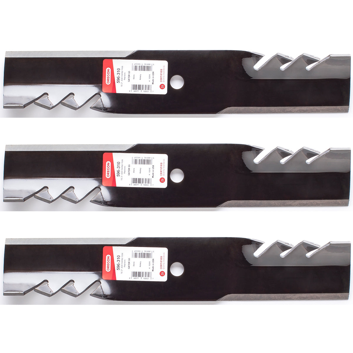 Oregon, Oregon 596-310 G5 Gator Blades for 48" Snapper 5101986, 5103303S, 7014036