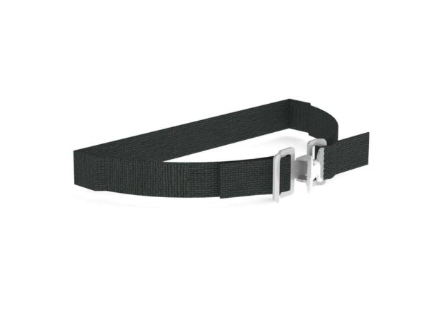 American Ladders & Scaffolds, Ranger Black Nylon Strap 1" X 48", Chrome Plated Buckle