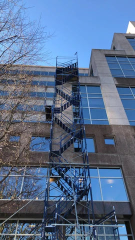 American Ladders & Scaffolds, Rental-Internal Stairway Unit with Handrails