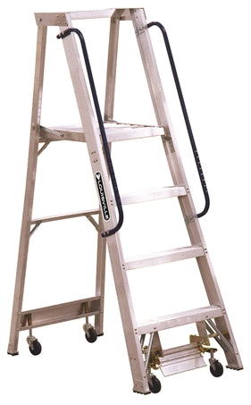 American Ladders & Scaffolds, SERIES AP5000  LOUISVILLE LADDER 4- 10 FOOT ALUMINUM PLATFORM LADDER, TYPE IA, 300-POUND LOAD CAPACITY