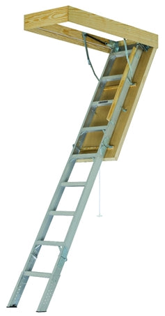 American Ladders & Scaffolds, SERIES ELITE ENERGY EFFICIENT LOUISVILLE LADDER ALUMINIUM ATTIC LADDER, 375-POUND LOAD CAPACITY