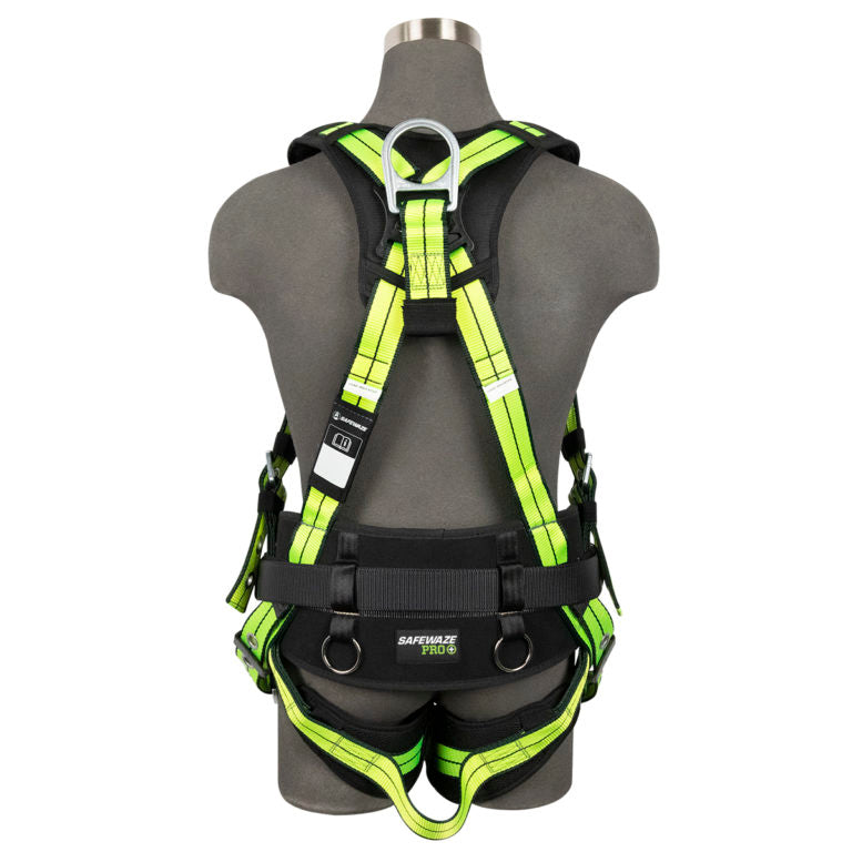 American Ladders & Scaffolds, Safewaze PRO+ Construction Harness: 3D, QC Chest, TB Legs, TB Torso