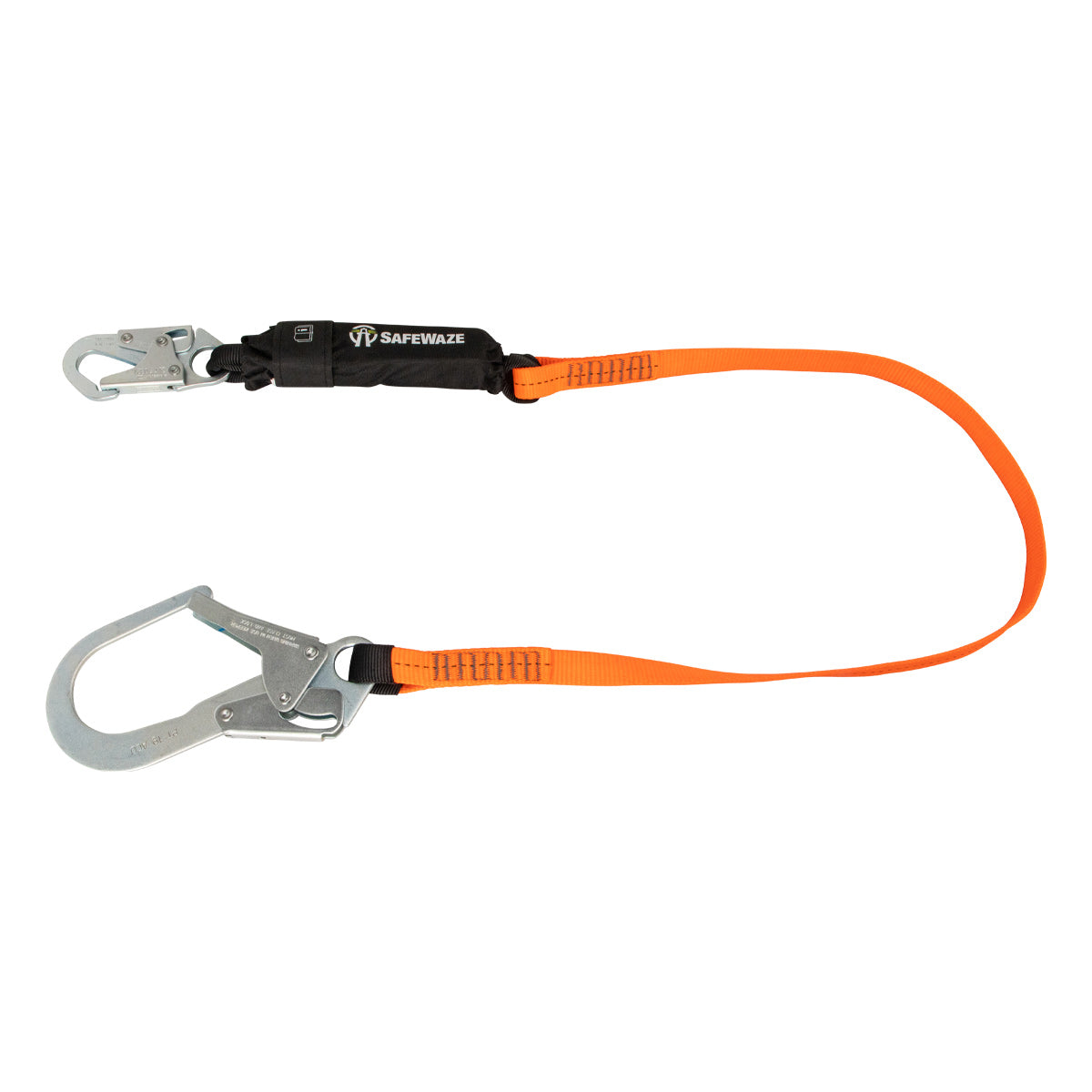 American Ladders & Scaffolds, Safewaze V-Line 6' Energy Absorbing Lanyard: Rebar Hook