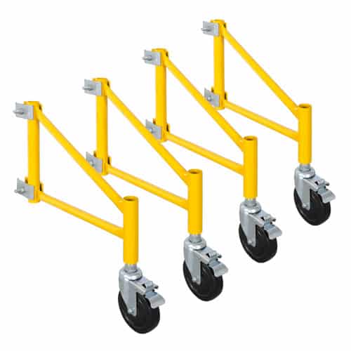 American Ladders & Scaffolds, Set of 4 Outriggers With Casters