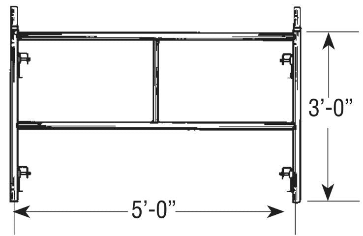 American Ladders & Scaffolds, Standard Frame 3x5