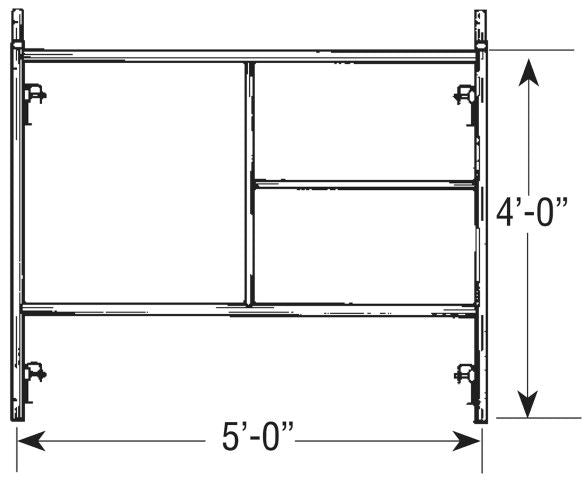 American Ladders & Scaffolds, Standard Frame 4x5