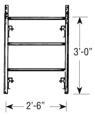 American Ladders & Scaffolds, Standard Narrow Frame 3x30
