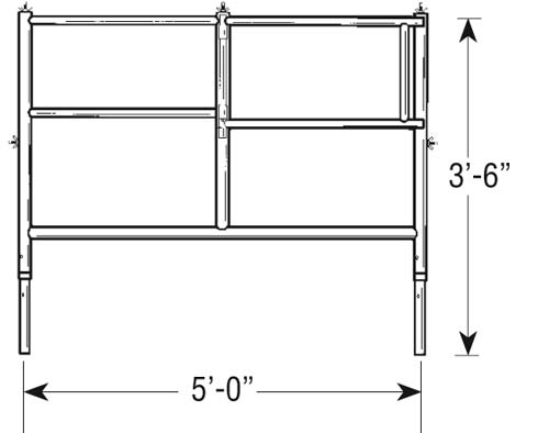 American Ladders & Scaffolds, Swing Gate End Panel