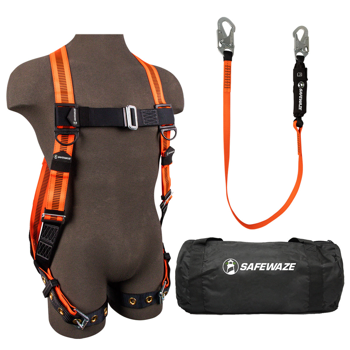 American Ladders & Scaffolds, V-Line Bag Combo: FS99185-E Harness, FS88560-E Lanyard, FS8150 Bag