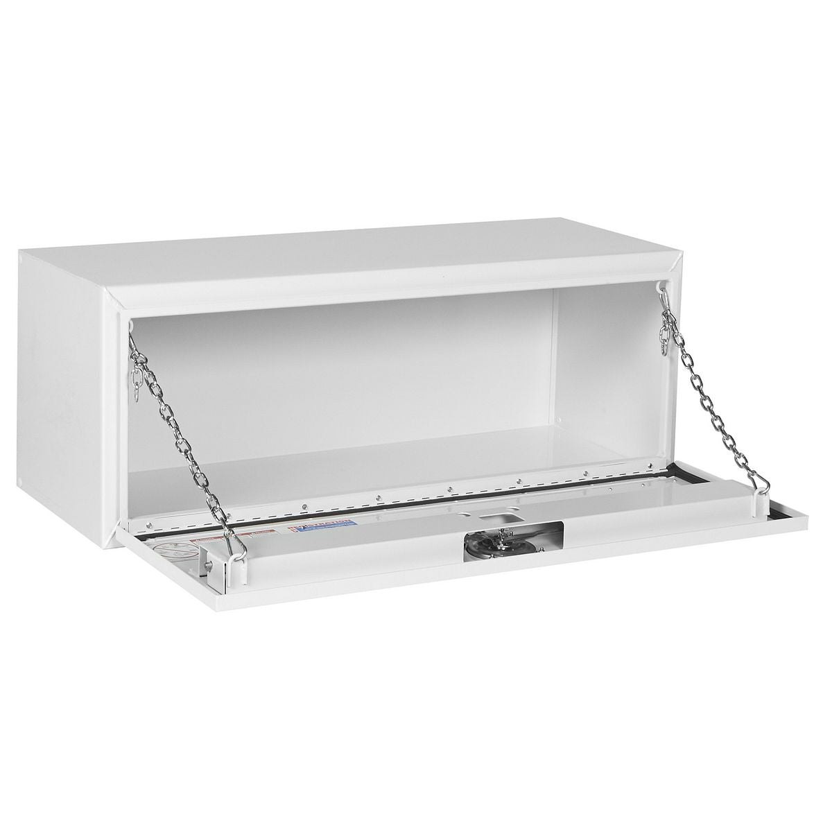 American Ladders & Scaffolds, WeatherGuard Model 548-3-02 Underbed Box, White Steel, 9.1 cu ft