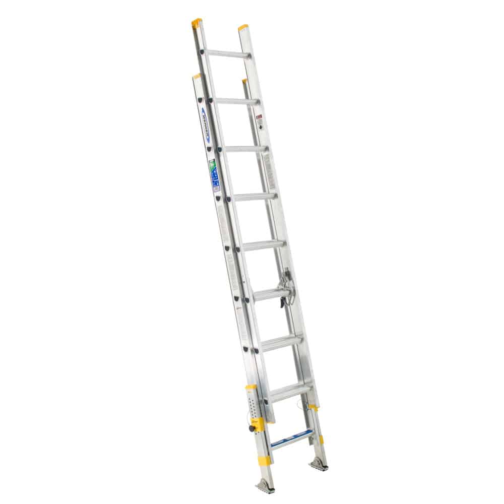 American Ladders & Scaffolds, Werner D1800-2EQ Aluminum D-Rung Equalizer® Extension Ladder Type 1