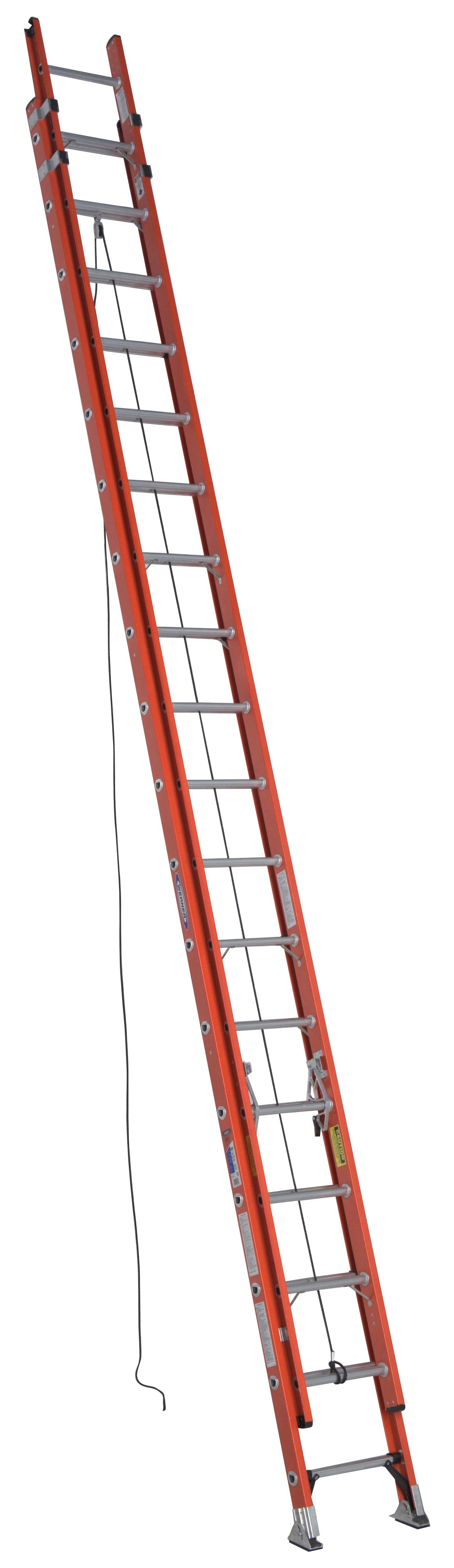 American Ladders & Scaffolds, Werner D6200-2 D-Rung Fiberglass Extension Ladder (Type 1A)