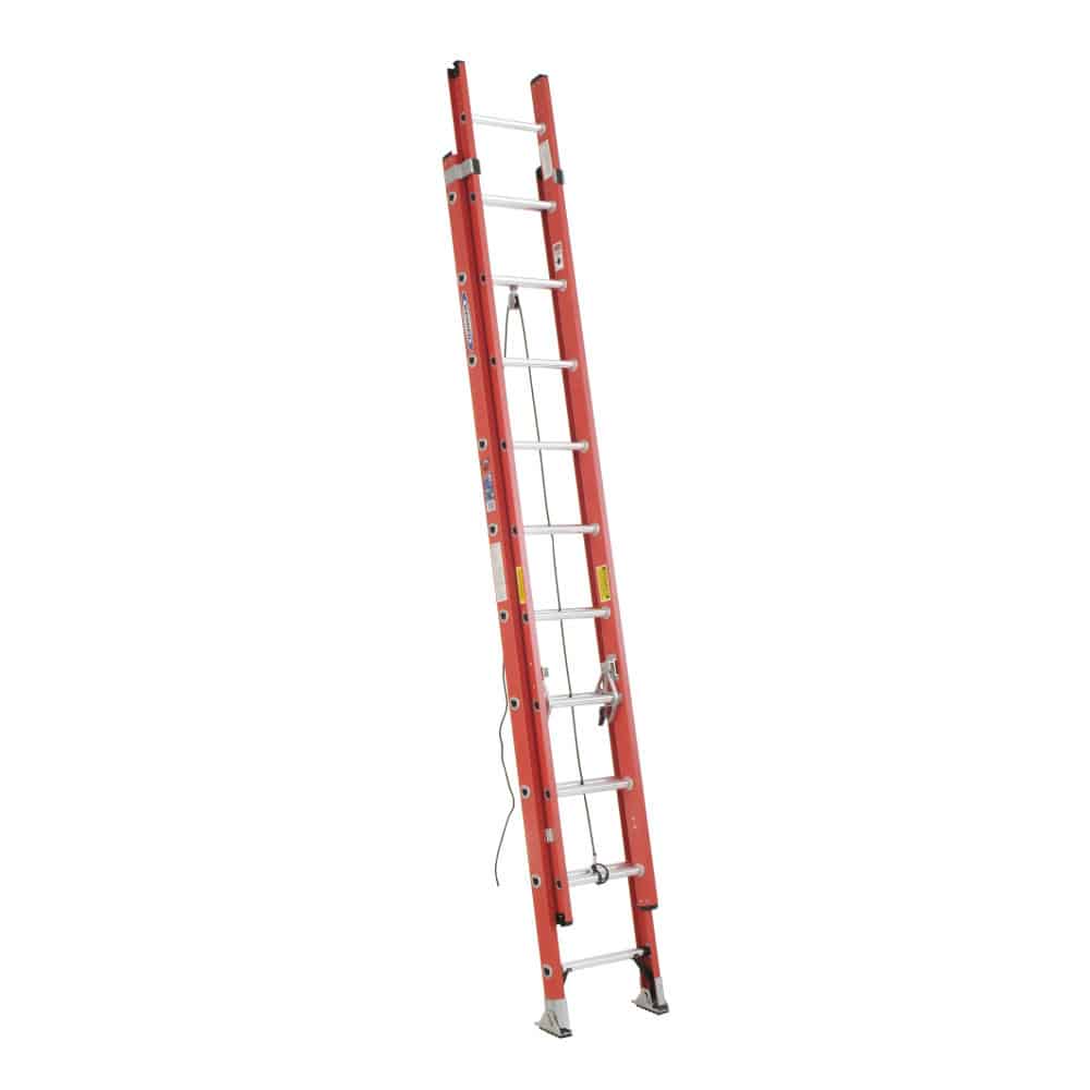 American Ladders & Scaffolds, Werner D6200-2 D-Rung Fiberglass Extension Ladder (Type 1A)