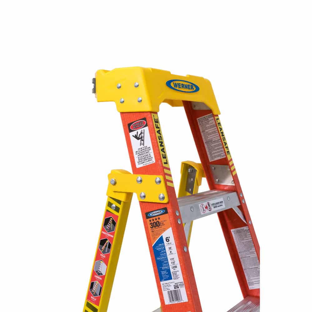 American Ladders & Scaffolds, Werner LEANSAFE L6200 Series - Fiberglass leaning ladder Type 1A