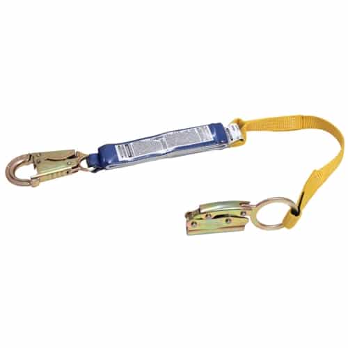 American Ladders & Scaffolds, Werner- Manual Rope Adjuster with 3' Lanyard and DCell Shock Pack