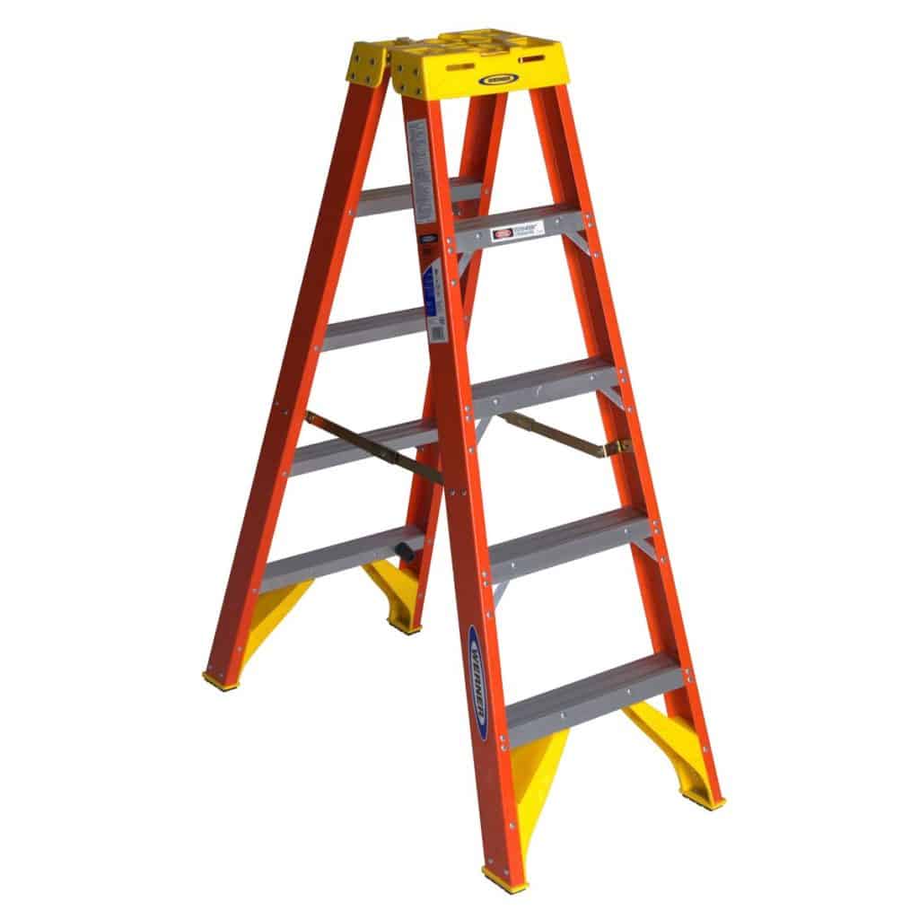 American Ladders & Scaffolds, Werner T6200 Series Twin Fiberglass Step Ladder (Type 1A )